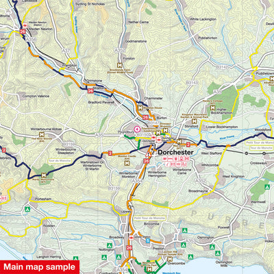 Main Map Sample of Dorchester